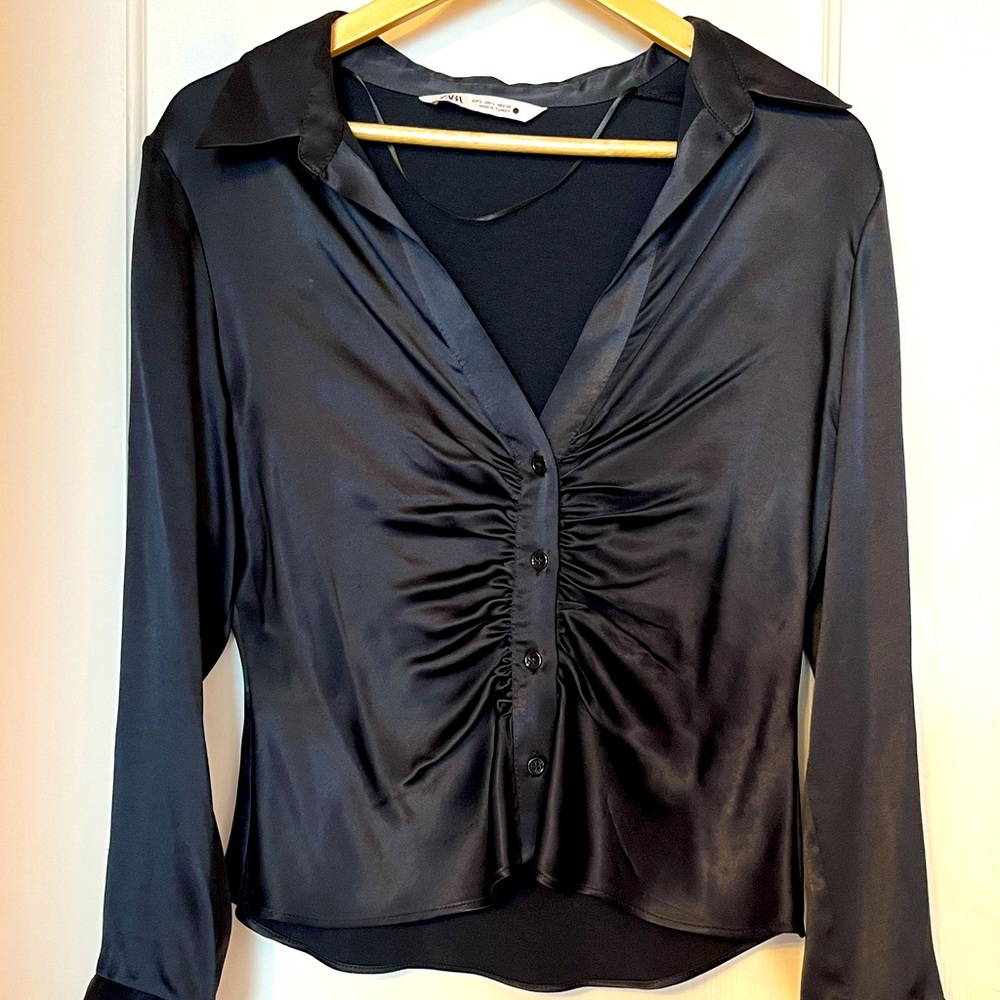 Zara Black Blouse